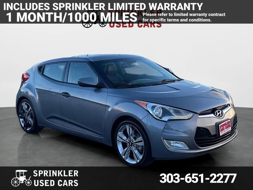 2016 Hyundai Veloster FWD with Black Seats