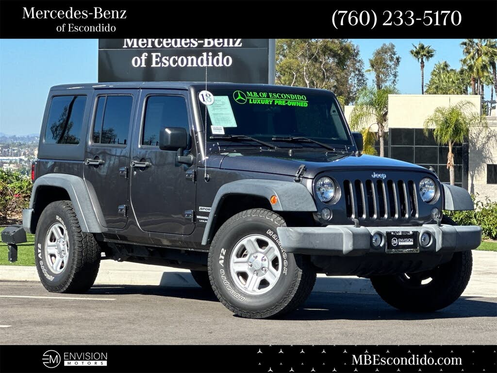 2018 Jeep Wrangler JK Unlimited Sport 4WD