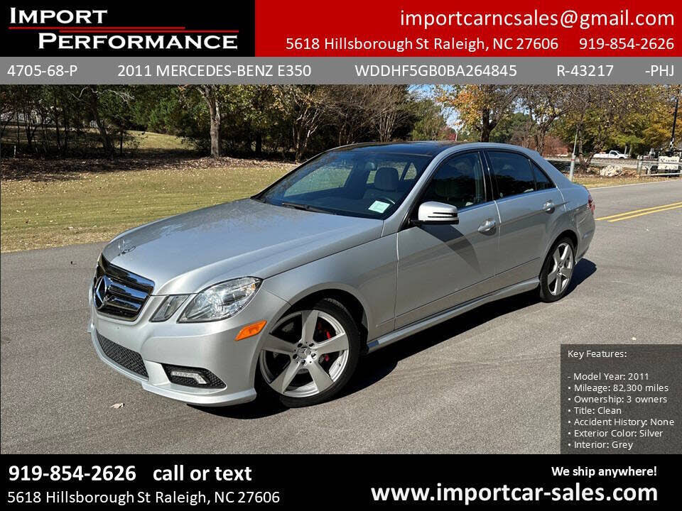2011 Mercedes-Benz E-Class E 350 Luxury