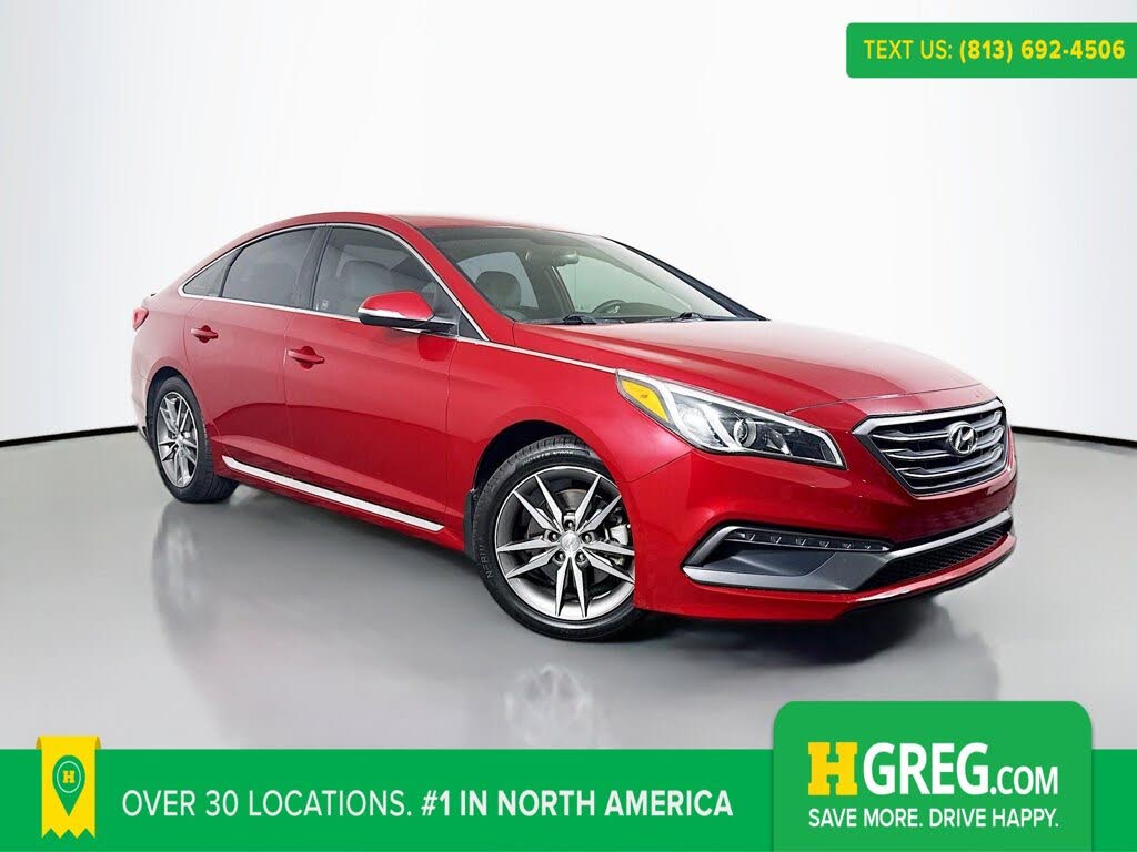 2017 Hyundai Sonata 2.0T Sport FWD with Black Leather Interior