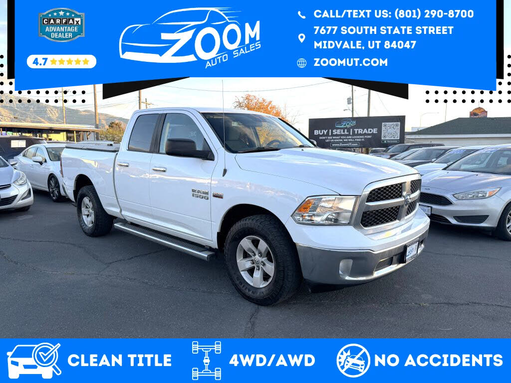 2017 RAM 1500 SLT Quad Cab 4WD