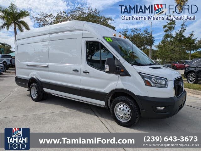 2023 Ford Transit Cargo 350 HD 10360 GVWR High Roof Extended LB DRW RWD