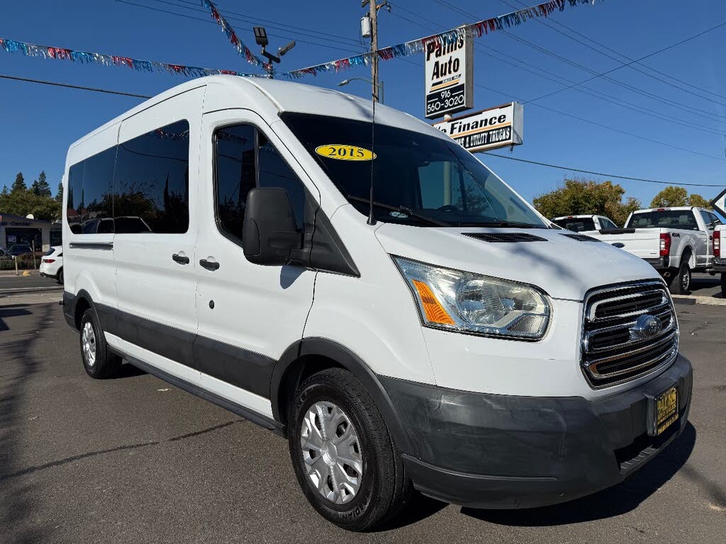 2015 Ford Transit Passenger 350 XLT Medium Roof LWB RWD with Sliding Passenger-Side Door