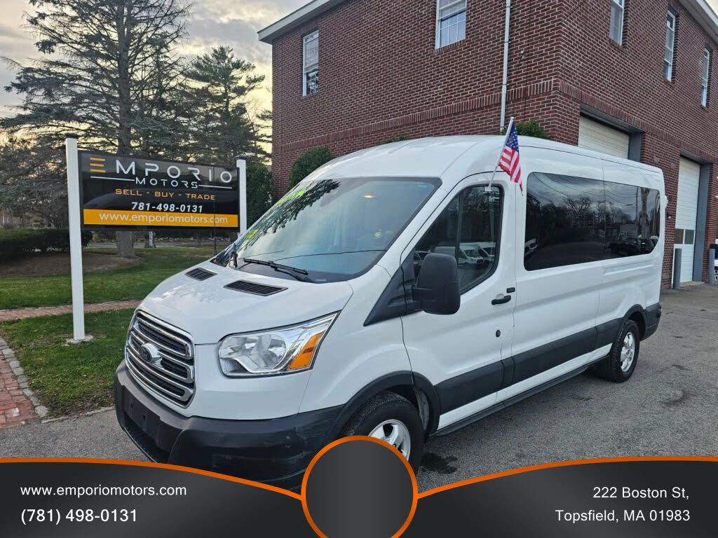 2019 Ford Transit Passenger 350 XLT Medium Roof LWB RWD with Sliding Passenger-Side Door
