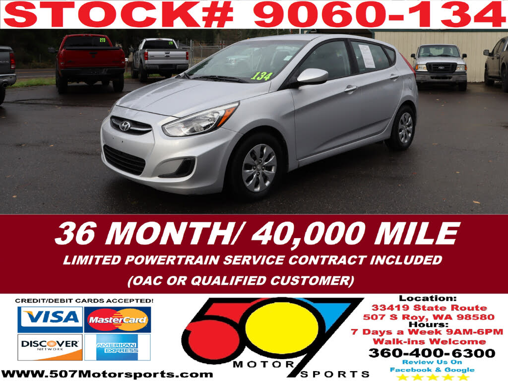 2017 Hyundai Accent SE 4-Door Hatchback FWD