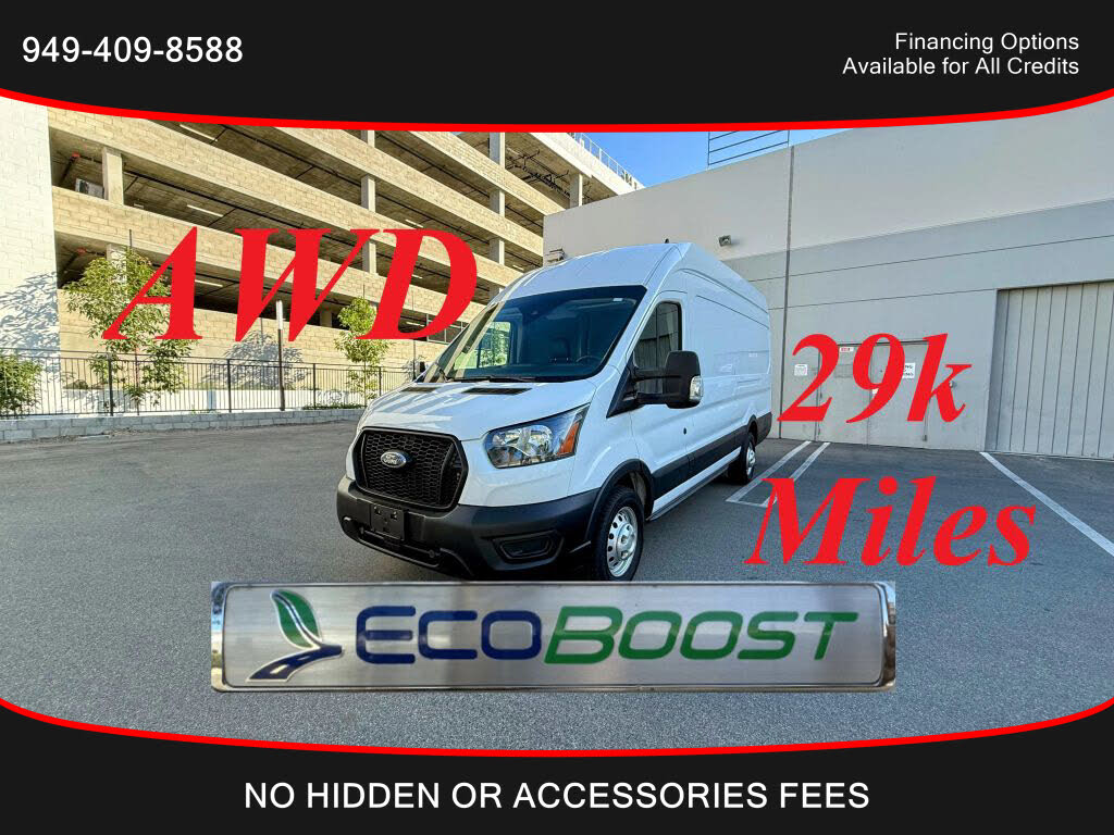 2022 Ford Transit Cargo 350 High Roof Extended LB AWD