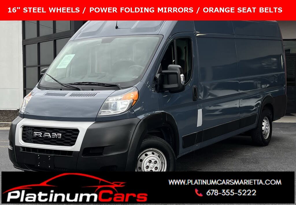 2020 RAM ProMaster 3500 159 High Roof Extended Cargo Van FWD