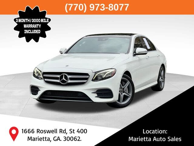 2018 Mercedes-Benz E-Class E 400 4MATIC Sedan AWD