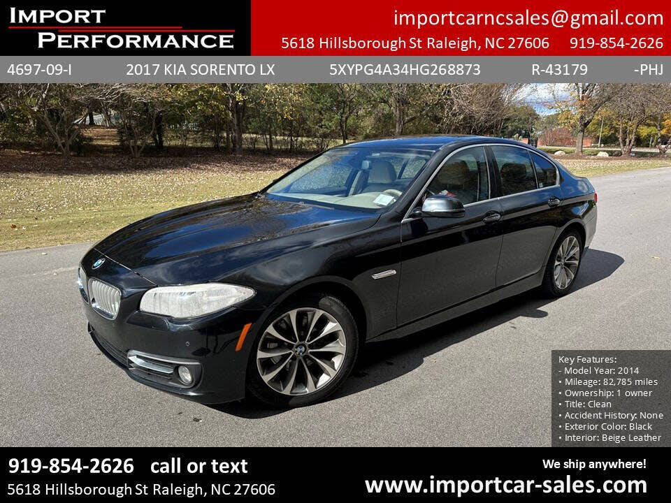 2014 BMW 5 Series 528i Sedan RWD