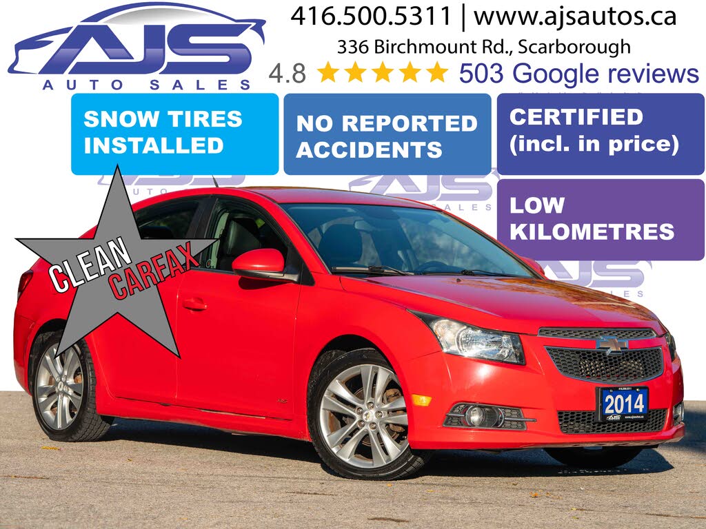 2014 Chevrolet Cruze 2LT Sedan FWD