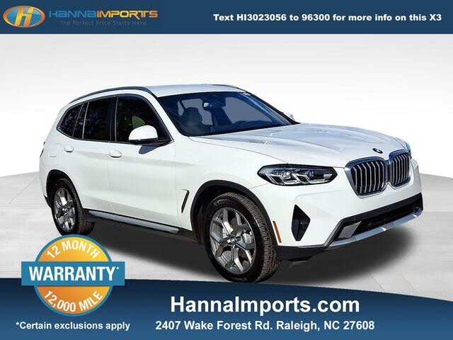 2022 BMW X3 xDrive30i AWD