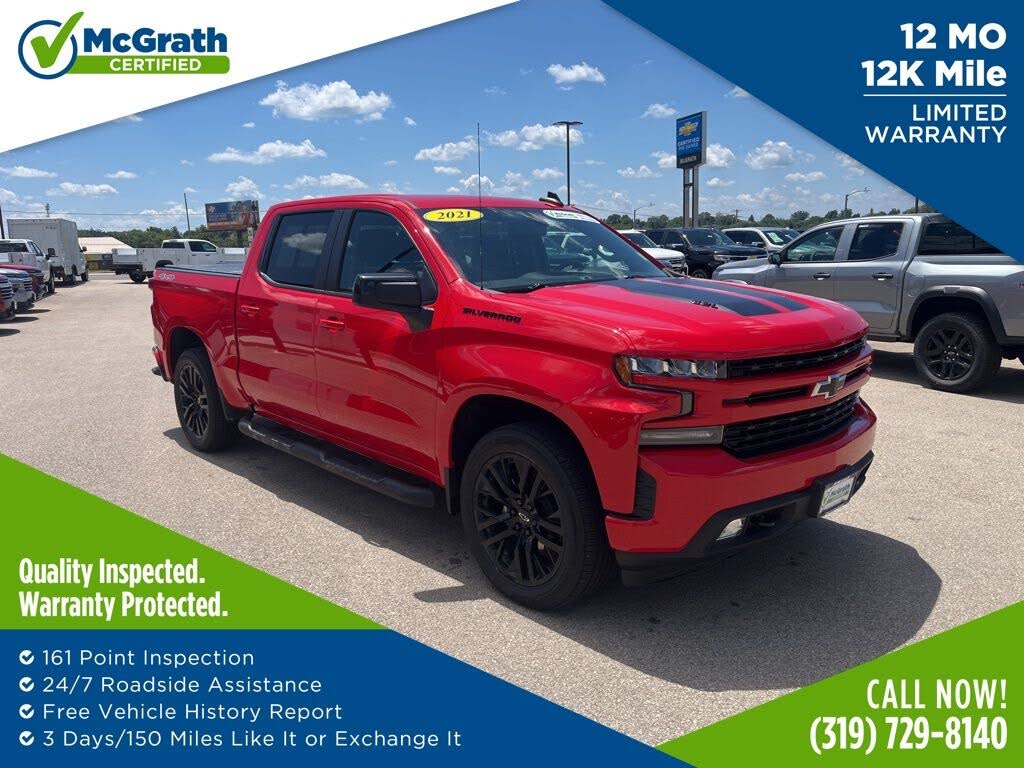2021 Chevrolet Silverado 1500 RST Crew Cab 4WD
