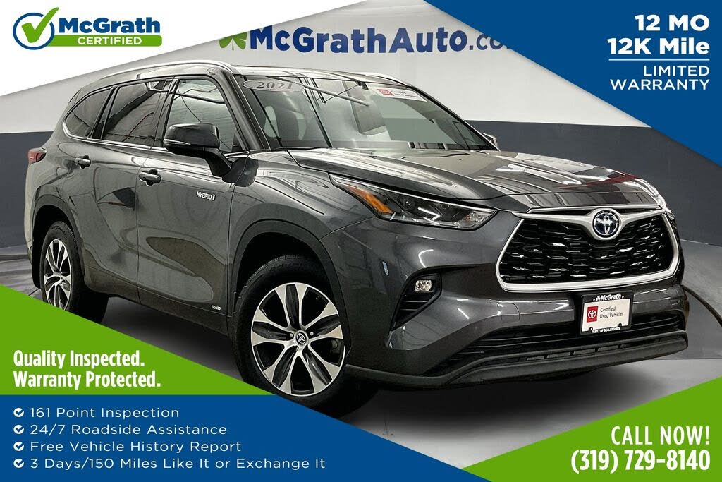 2021 Toyota Highlander Hybrid XLE AWD