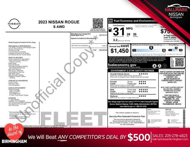 2023 Nissan Rogue S AWD