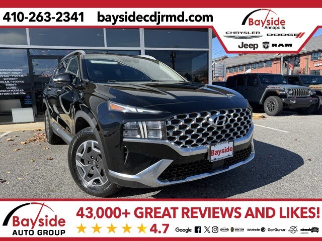 2021 Hyundai Santa Fe Hybrid Blue AWD