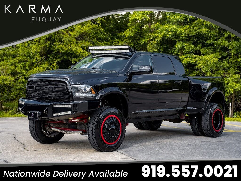 2013 RAM 3500 Laramie Longhorn Mega Cab DRW 4WD