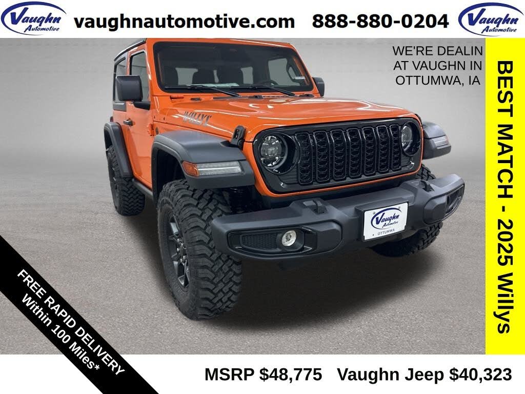 2025 Jeep Wrangler Willys 2-Door 4WD