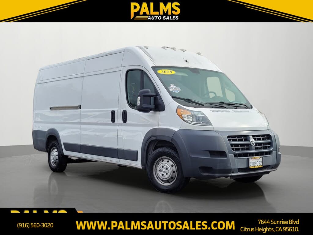 2018 RAM ProMaster 3500 159 High Roof Extended Cargo Van