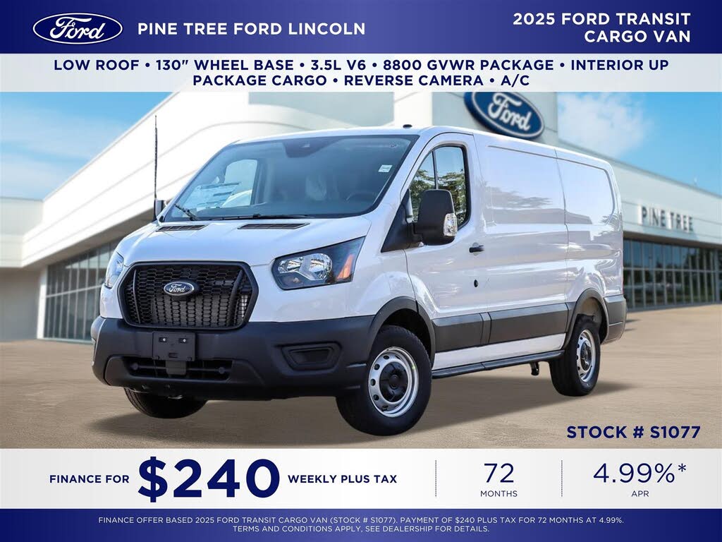 2025 Ford Transit Cargo 150 Low Roof RWD