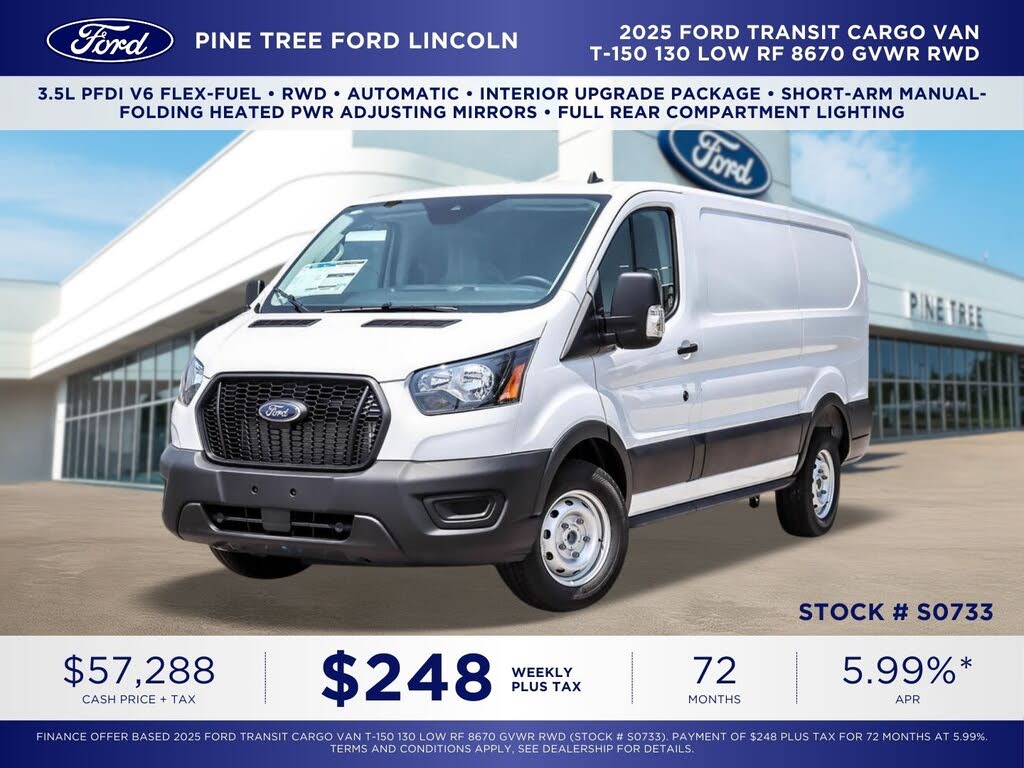2025 Ford Transit Cargo 150 Low Roof RWD