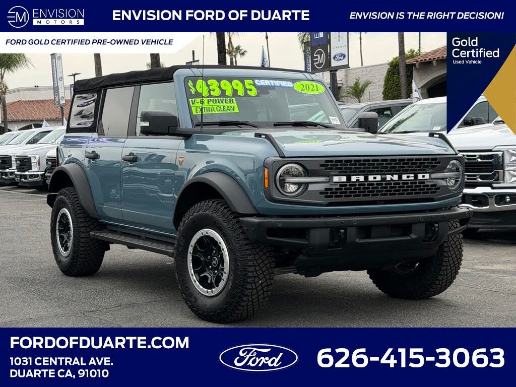 2021 Ford Bronco Badlands Advanced 4-Door 4WD