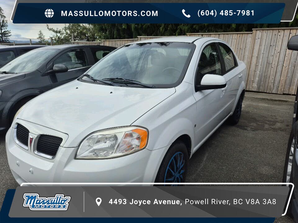 2009 Pontiac G3 Wave Sedan FWD