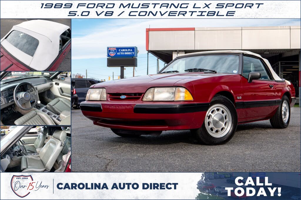 1989 Ford Mustang LX 5.0L Convertible RWD
