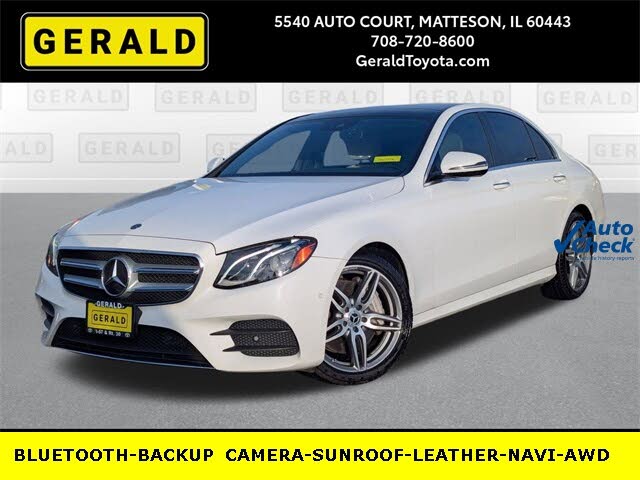 2018 Mercedes-Benz E-Class E 300 4MATIC Sedan AWD