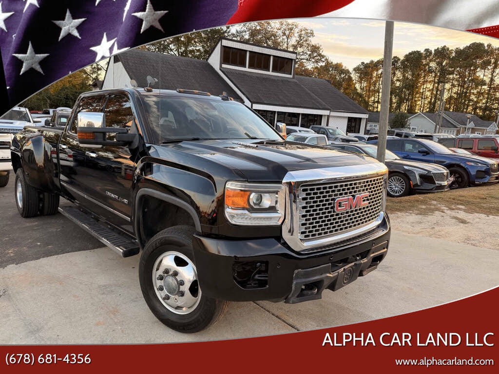 2016 GMC Sierra 3500HD Denali Crew Cab LB DRW 4WD