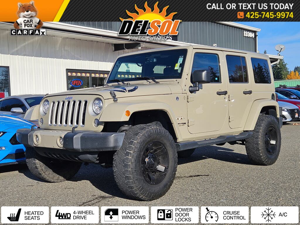 2018 Jeep Wrangler JK Unlimited Sahara 4WD