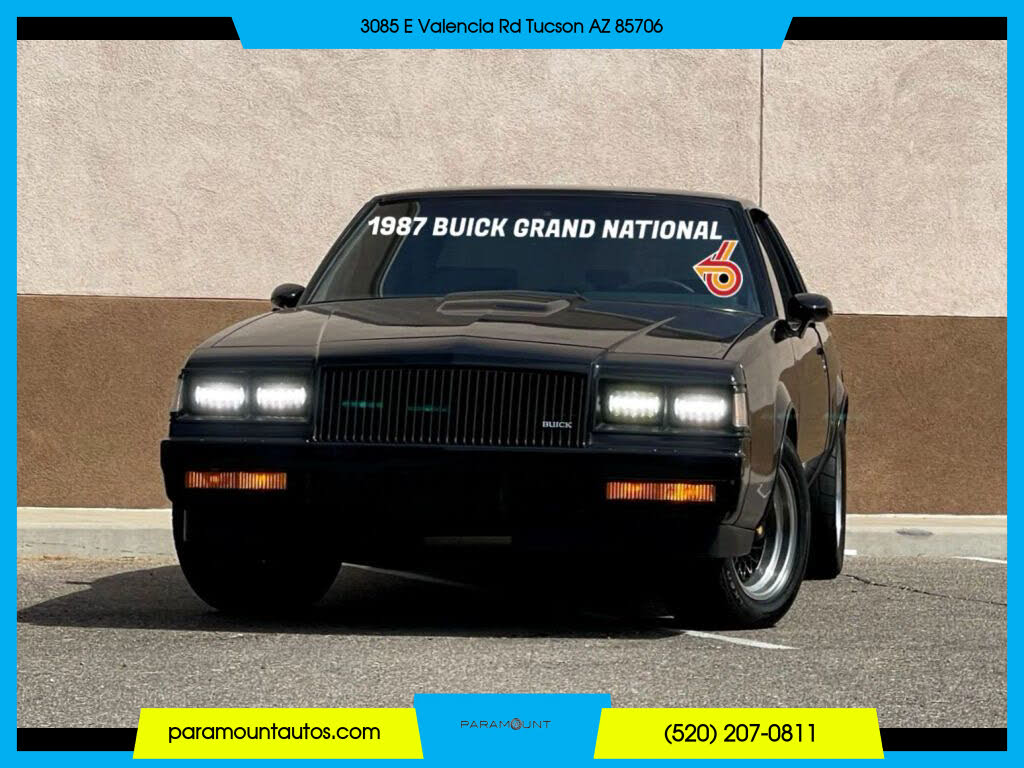 1987 Buick Regal Grand National Turbo Coupe RWD