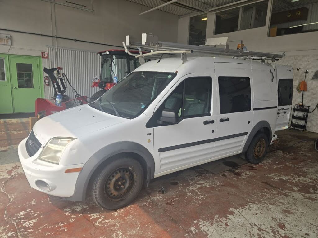 2012 Ford Transit Connect Cargo XLT FWD with Side and Rear Glass