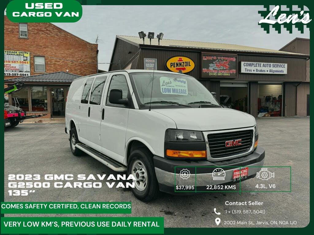 2023 GMC Savana Cargo 2500 RWD