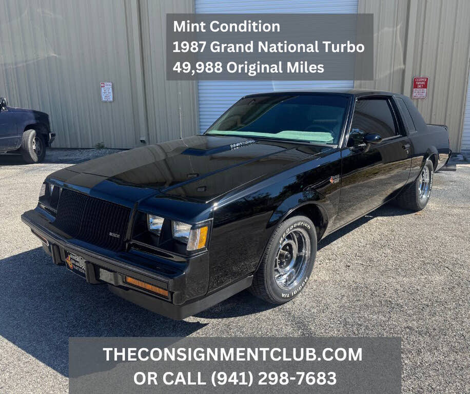 1987 Buick Regal Grand National Turbo Coupe RWD
