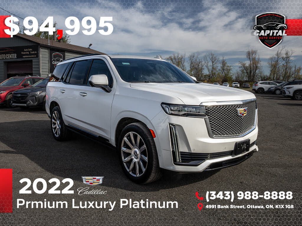 2022 Cadillac Escalade Premium Luxury Platinum 4WD