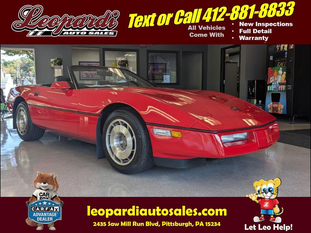 1987 Chevrolet Corvette Convertible RWD