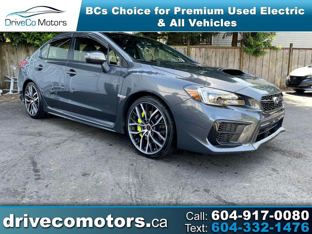 2021 Subaru WRX STI Limited AWD with Low Profile Spoiler