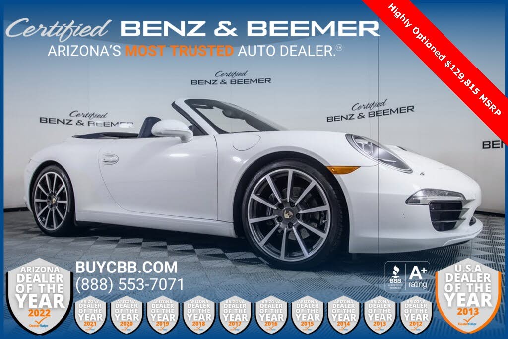 2013 Porsche 911 Carrera Cabriolet RWD