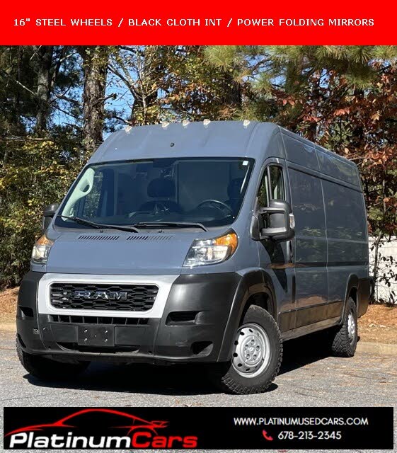 2020 RAM ProMaster 3500 159 High Roof Extended Cargo Van FWD
