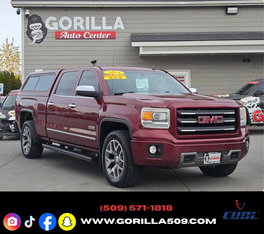 2014 GMC Sierra 1500 SLT Crew Cab 4WD