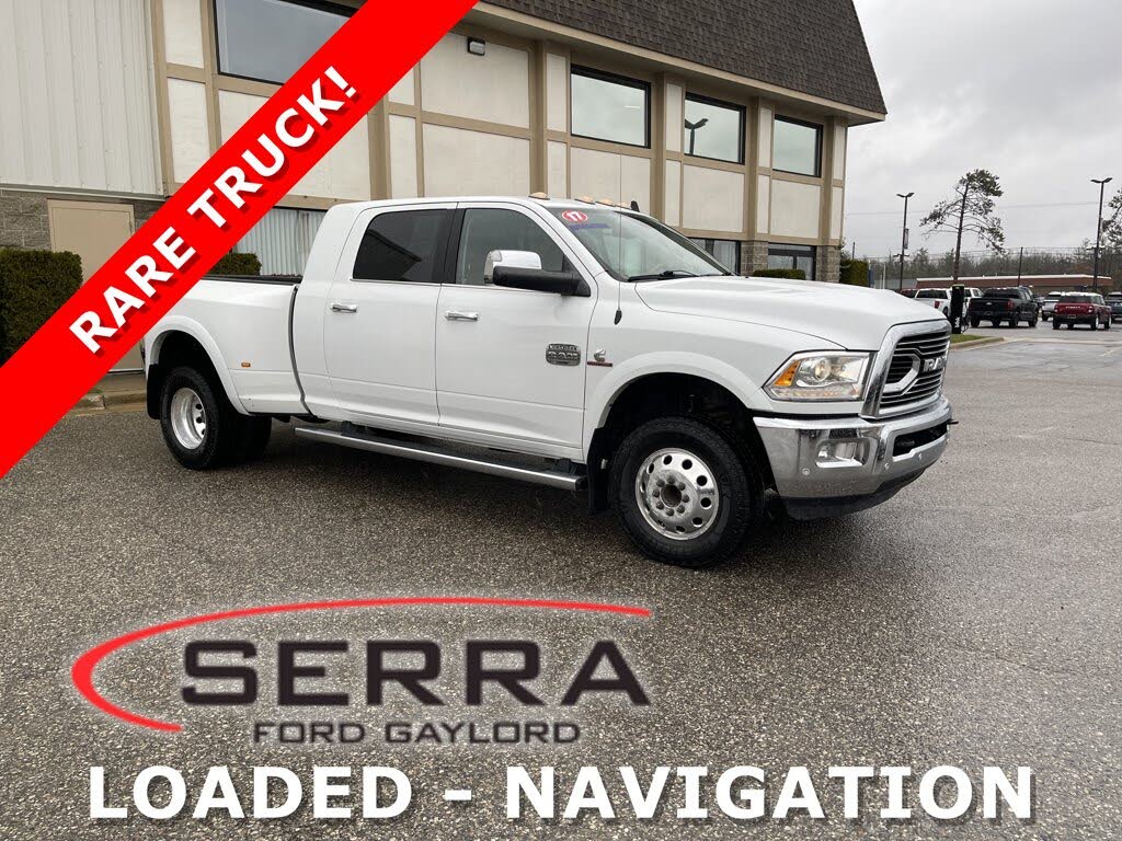 2017 RAM 3500 Laramie Longhorn Mega Cab DRW 4WD