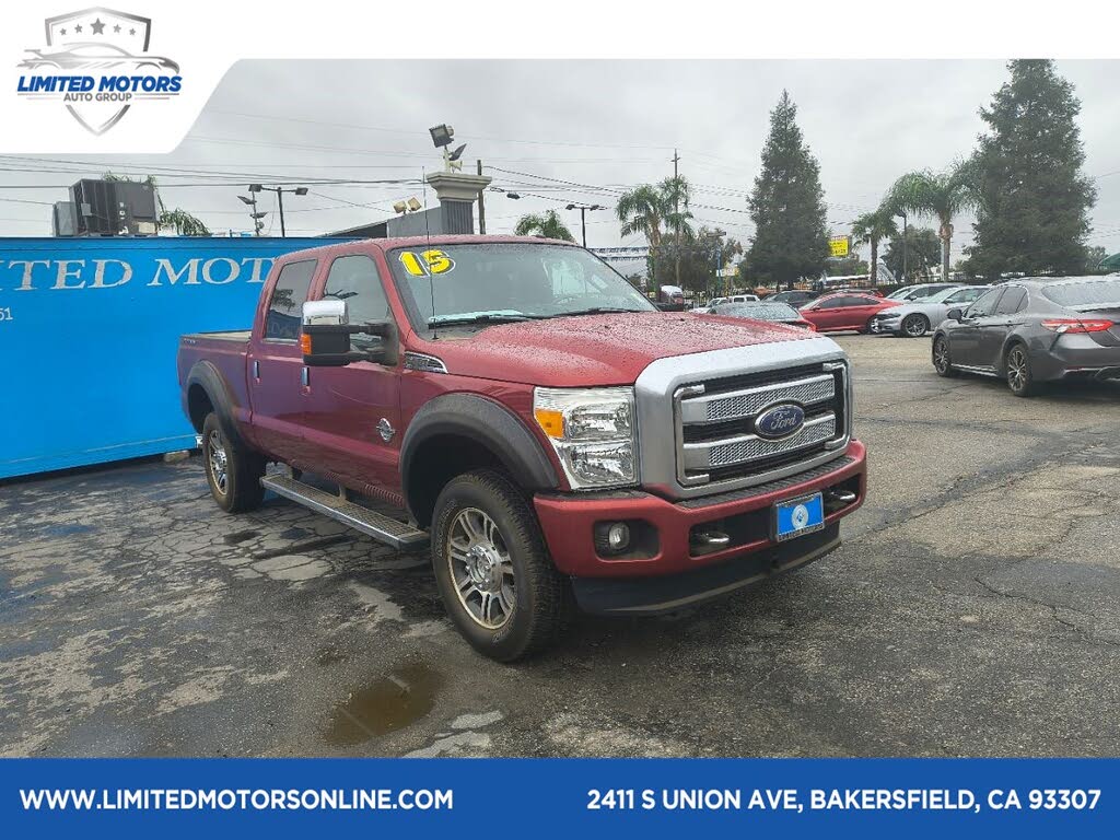 2015 Ford F-350 Super Duty Platinum Crew Cab 4WD