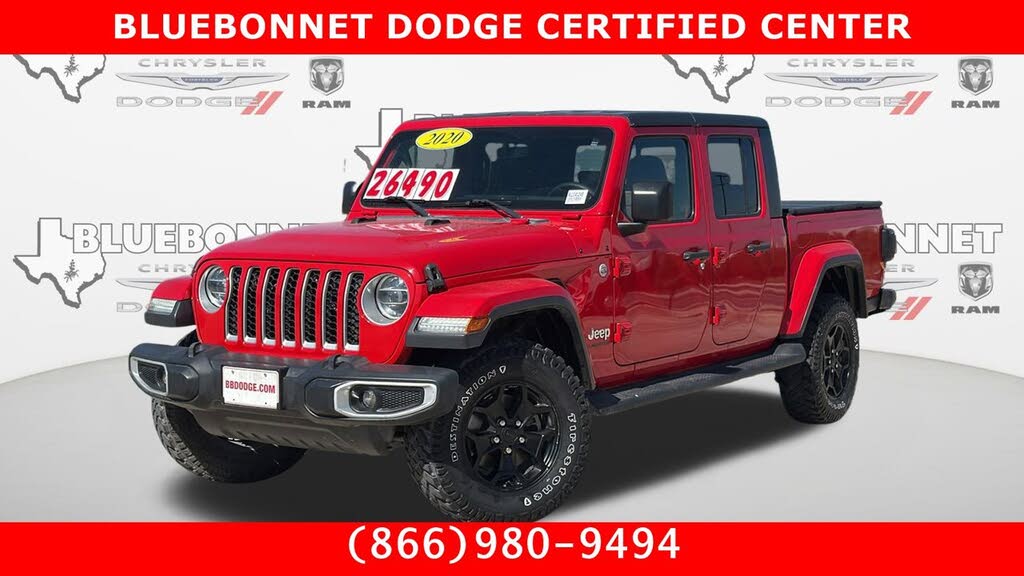 2020 Jeep Gladiator Overland Crew Cab 4WD