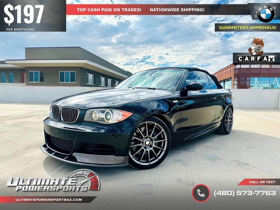2009 BMW 1 Series 135i Convertible RWD