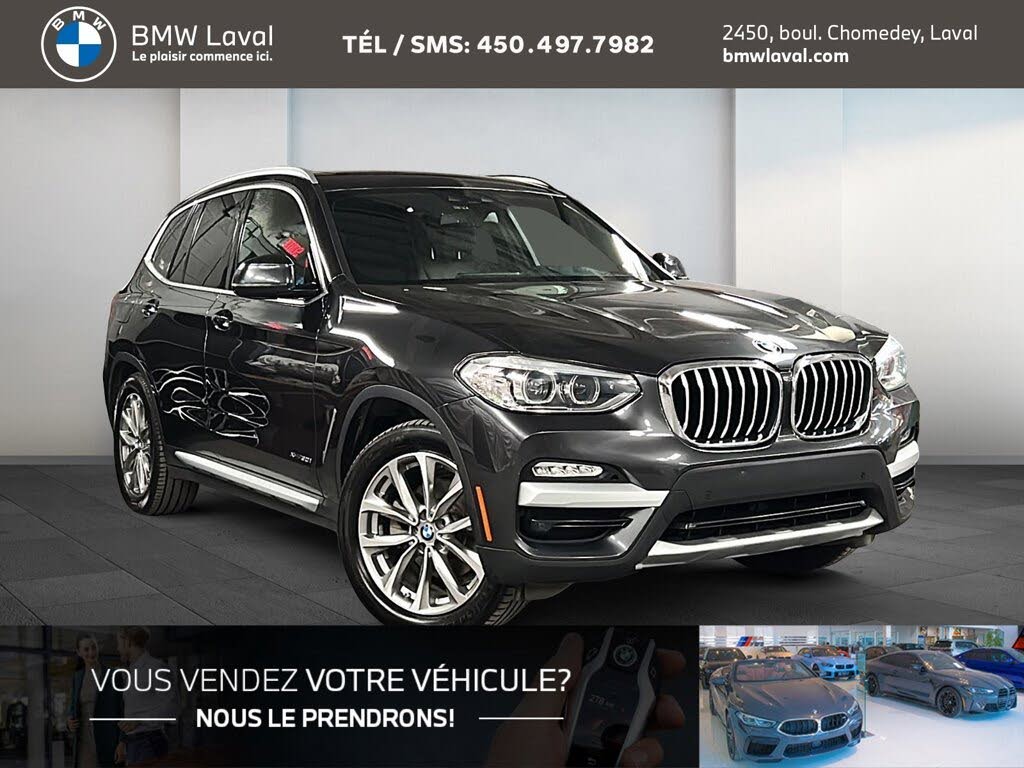 2018 BMW X3 xDrive30i AWD