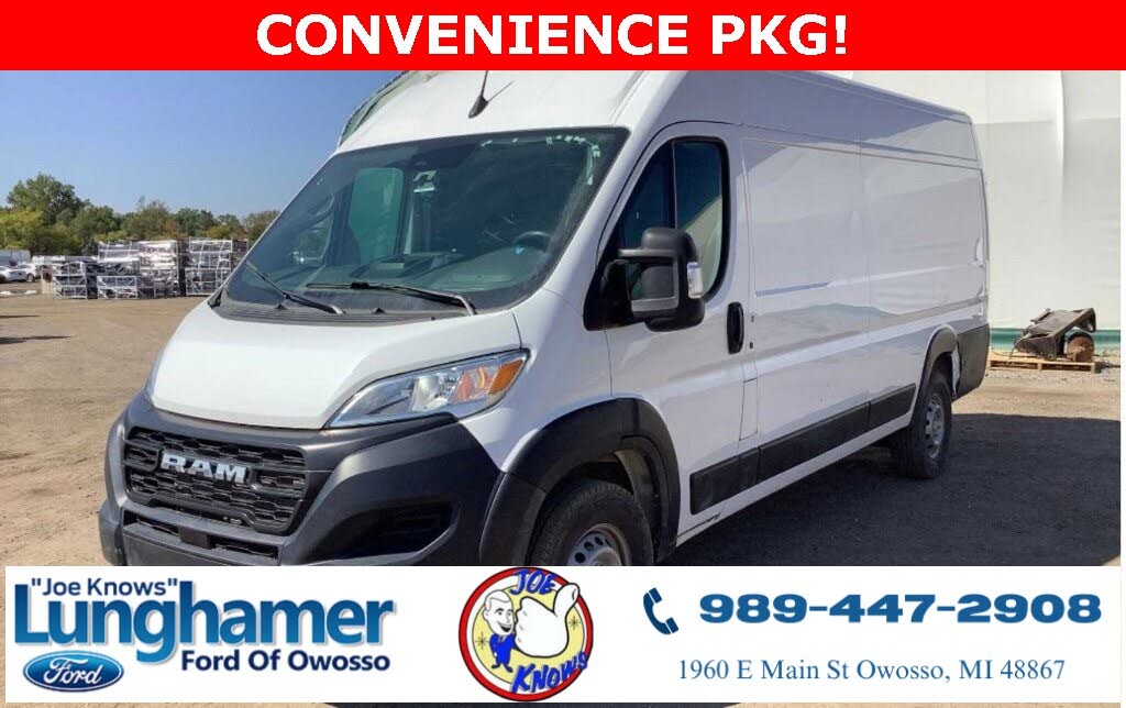 2023 RAM ProMaster 3500 159 High Roof Extended Cargo Van FWD