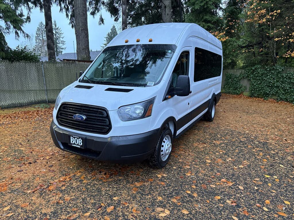 2019 Ford Transit Passenger 350 HD XL Extended High Roof LWB DRW RWD with Sliding Passenger-Side Door