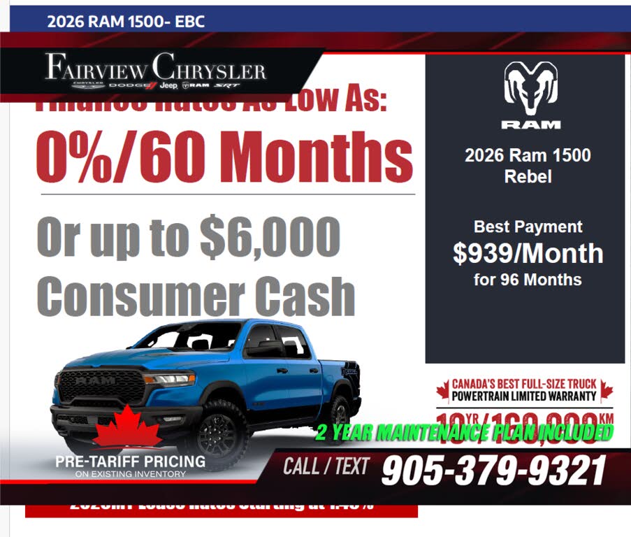 2026 RAM 1500 Limited Crew Cab 4WD
