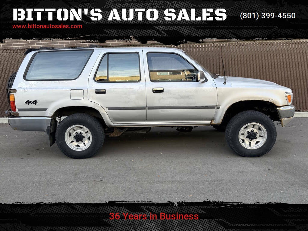 1991 Toyota 4Runner 4 Dr SR5 V6 4WD SUV