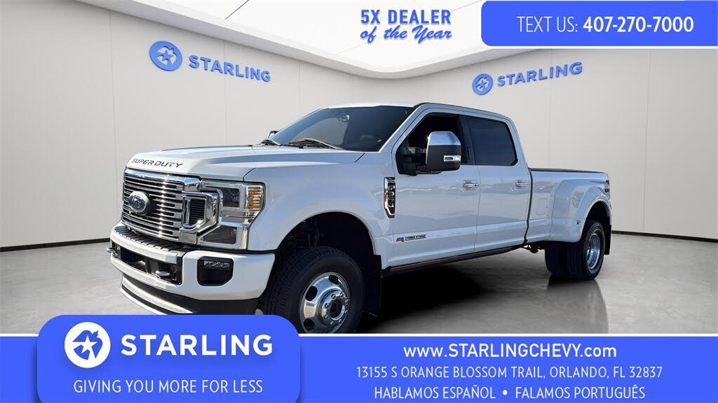 2022 Ford F-350 Super Duty Platinum Crew Cab LB DRW 4WD